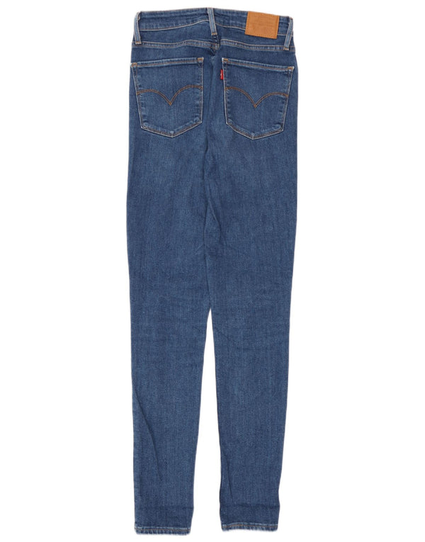 Женские джинсы скинни Levi's 721 с высокой посадкой W26 L30, синие, хлопок