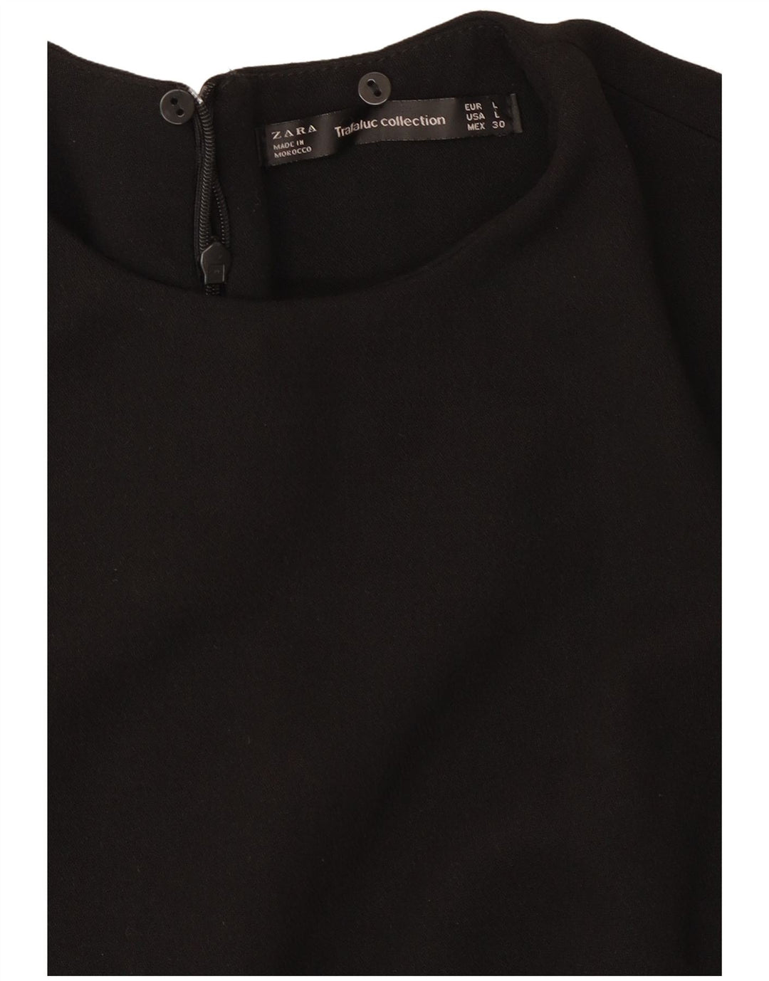 Женское платье-футляр Zara UK 14, большое черное