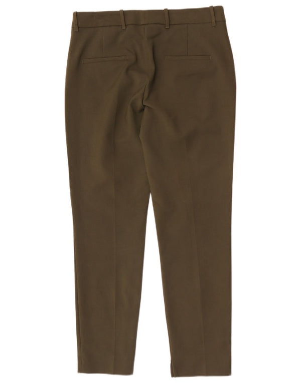 Женские зауженные брюки-чиносы Zara, средние W28 L28, хаки