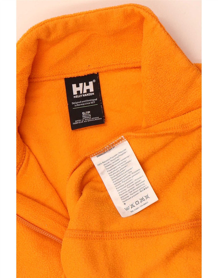 Мужской флисовый джемпер Helly Hansen с воротником на молнии, маленький оранжевый, полиэстер