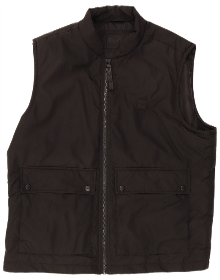 Мужская ветровка без рукавов Michael Kors UK 40, большая черная полиэстер