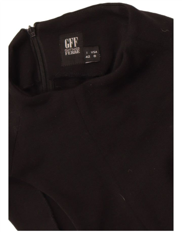 Женское платье-футляр без рукавов Gianfranco Ferre IT 42 Medium Black