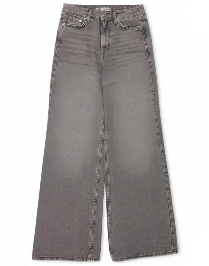 Женские расклешенные джинсы Zara EU 32 2XS W22 L31 Серые
