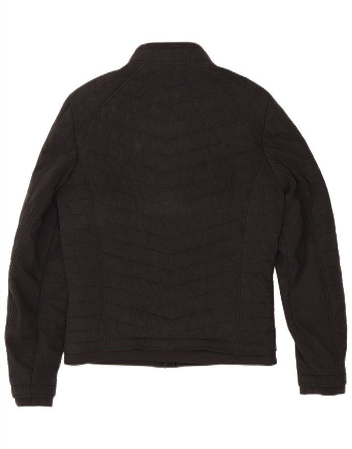 GUESS Mens Padded Jacket UK 36 Small Black Polyester