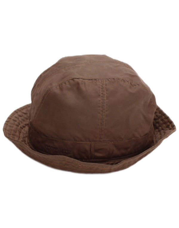 Coccinelle Womens Bucket Hat Small Brown Polyester