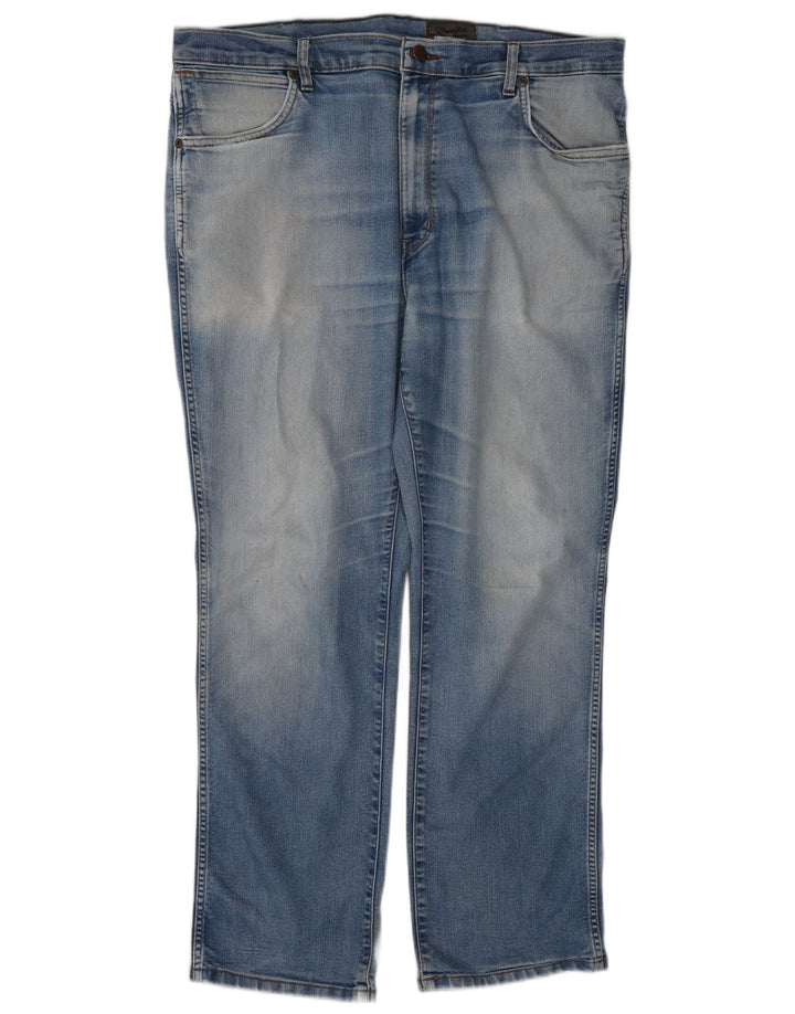 Мужские прямые джинсы Wrangler Texas Stretch W40 L30, синий хлопок