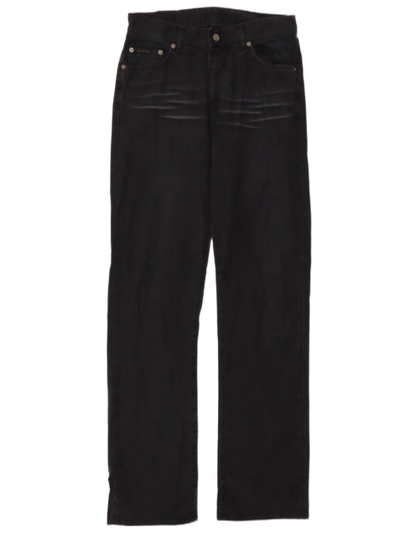 Мужские прямые джинсы Calvin Klein W30 L33, черный хлопок