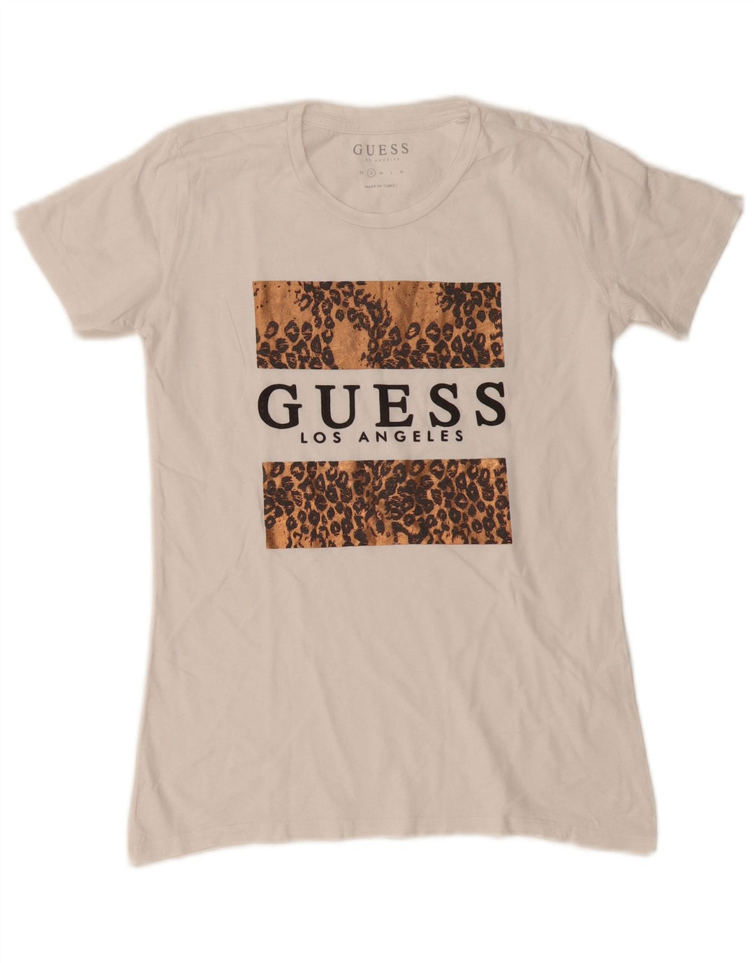 Женская футболка с рисунком Guess Top UK 10, маленькая белая