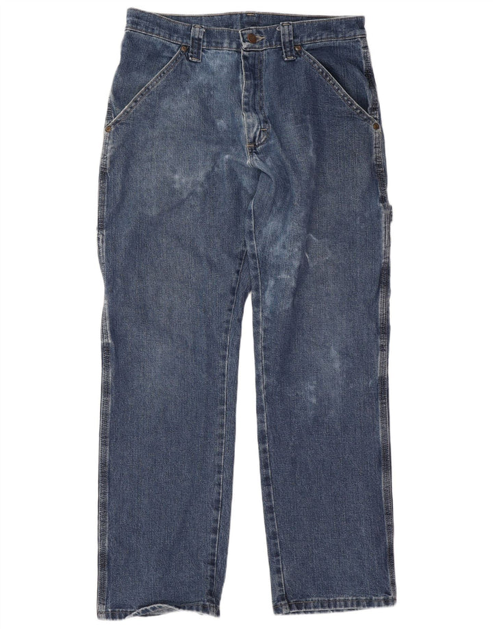 Мужские прямые джинсы-карго Wrangler W30 L30, синие, хлопок