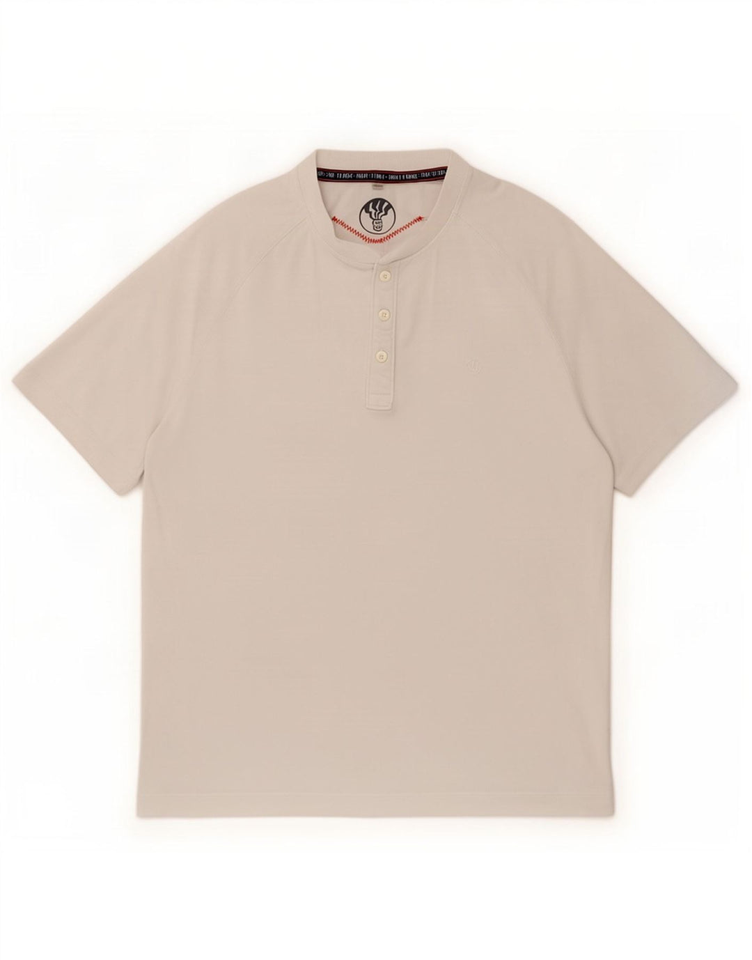Мужская футболка Fat Face Top из белого хлопка среднего размера