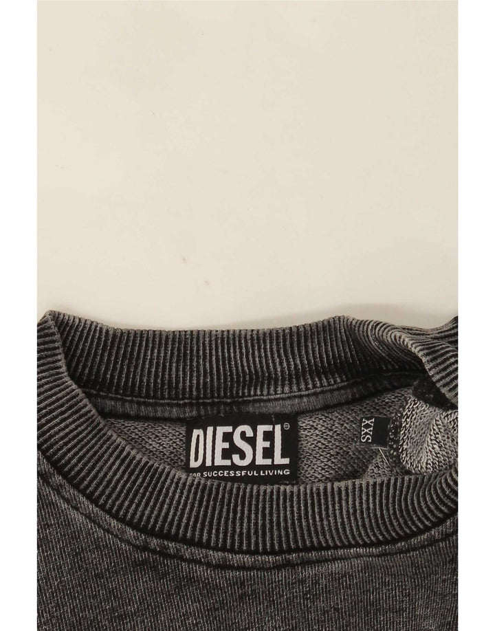 Мужской свитшот с рисунком Diesel 2XS Серый