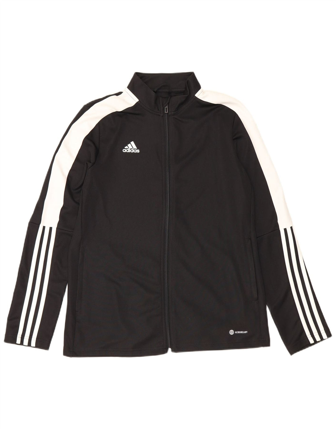 Женская спортивная куртка Adidas Aeroready UK 16/18, большой черный полиэстер