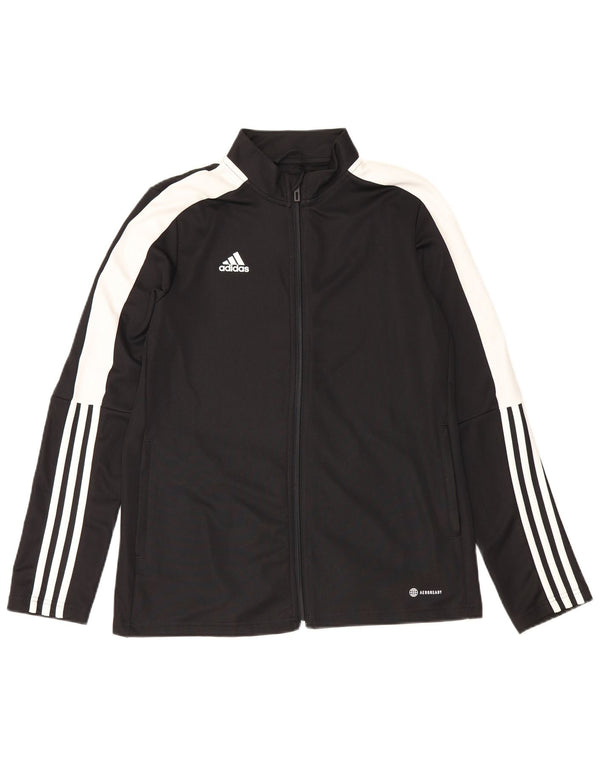 Женская спортивная куртка Adidas Aeroready UK 16/18, большой черный полиэстер