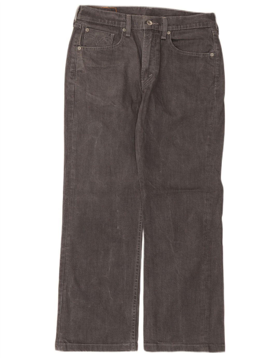 Мужские прямые джинсы Levi's 506 W32 L28 серые, хлопок