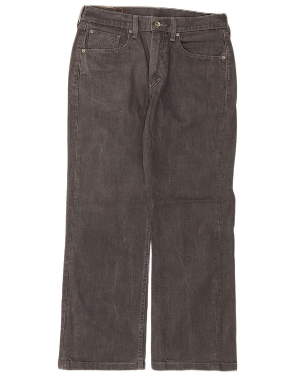 Мужские прямые джинсы Levi's 506 W32 L28 серые, хлопок