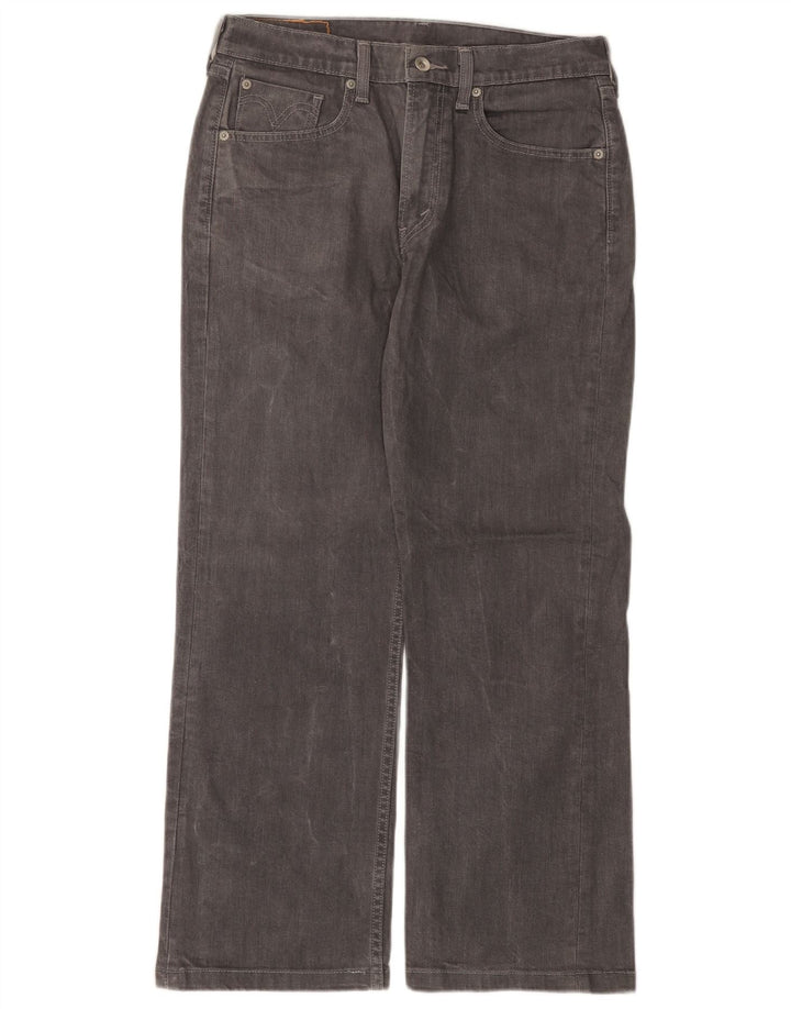 Мужские прямые джинсы Levi's 506 W32 L28 серые, хлопок