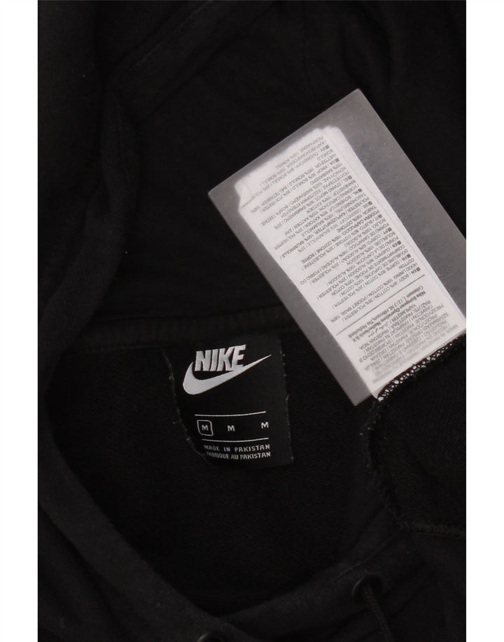 Женский удлиненный джемпер с капюшоном большого размера Nike UK 14, средний черный, хлопок