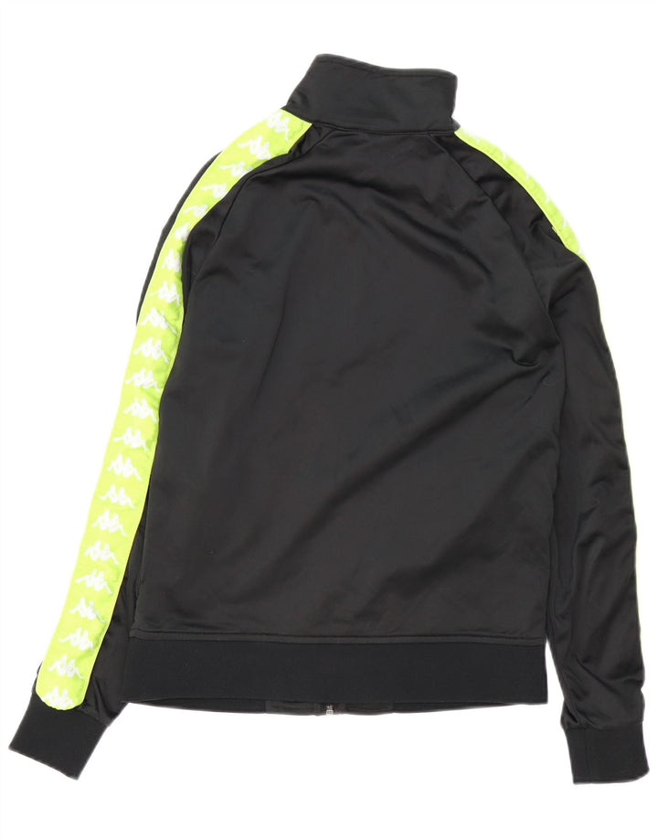 KAPPA Полный спортивный костюм с рисунком для мальчиков 15–16 лет, черный, полиэстер с цветными блоками