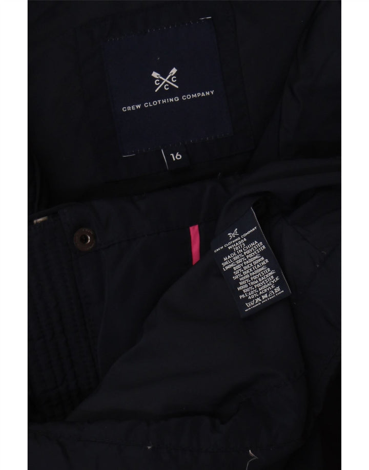 Crew Clothing Женский жилет стандартного размера UK 16, большой темно-синий полиэстер