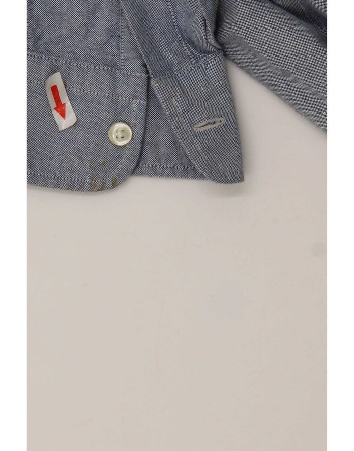 Мужская рубашка Levi's из хлопка среднего синего цвета