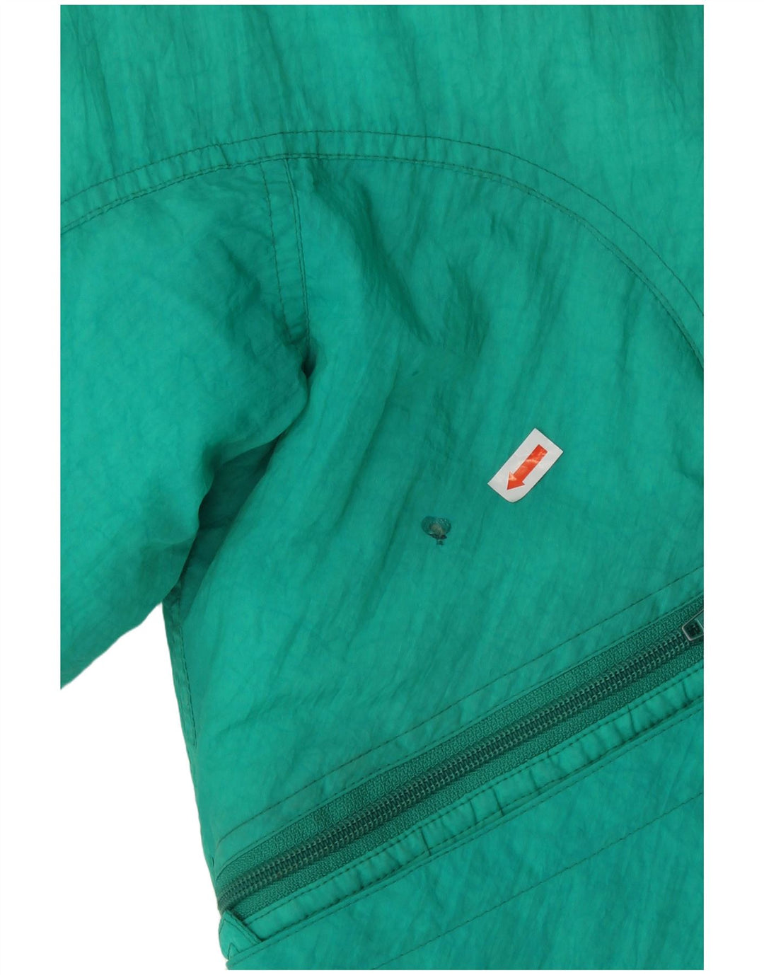 Лыжная куртка Belfe Oversized с рисунком для девочек 10-11 лет, зеленая из полиамида 80-х годов