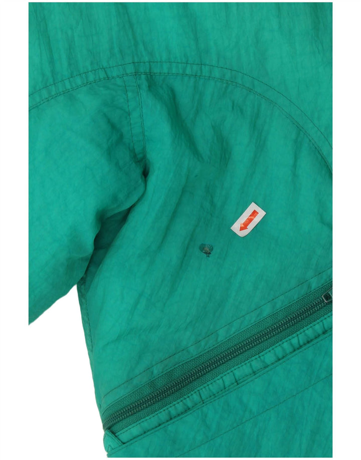 Лыжная куртка Belfe Oversized с рисунком для девочек 10-11 лет, зеленая из полиамида 80-х годов