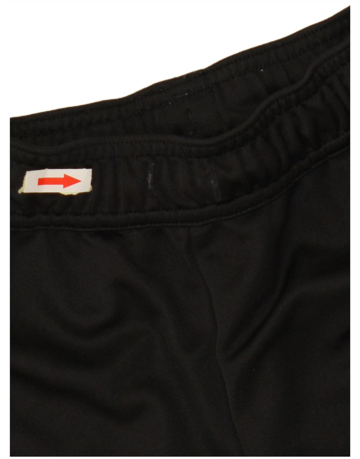 Спортивные шорты ADIDAS для мальчиков с рисунком 7-8 лет, черные