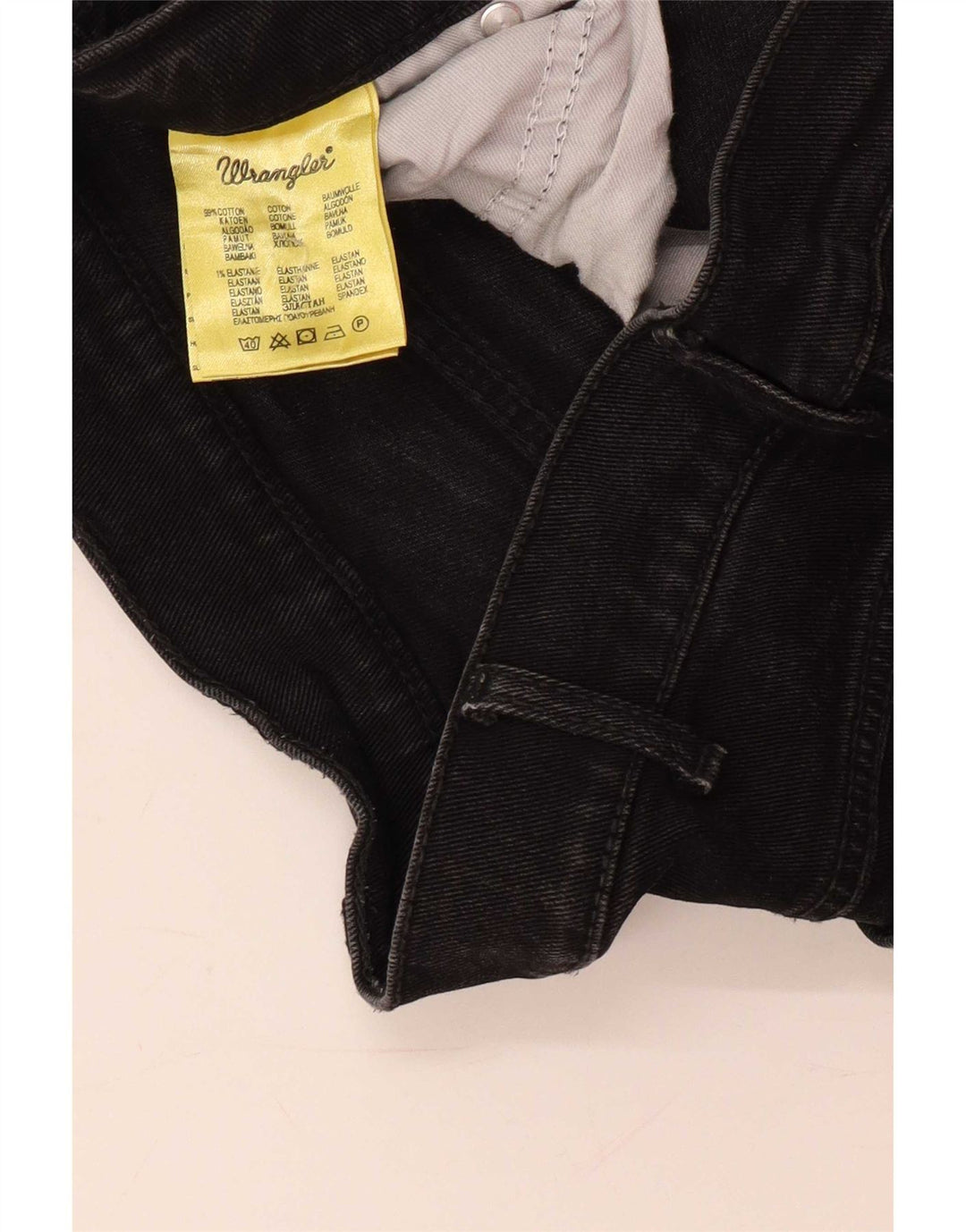 Мужские прямые джинсы Wrangler Texas Stretch W36 L30, черный хлопок