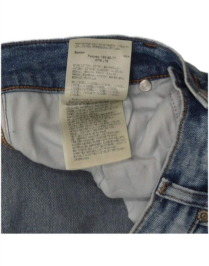 Мужские джинсы Lee Luke Slim W31 L30, синий хлопок