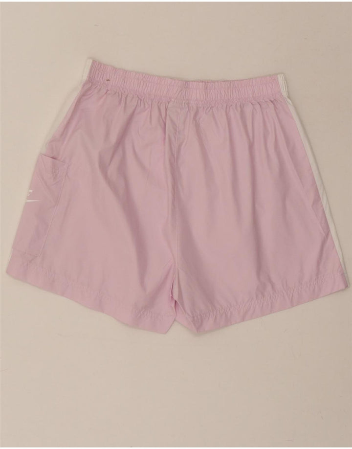 NIKE Womens Sport Shorts UK 10 Small Pink Colourblock Polyester Vintage Nike and Second-Hand Nike from Messina Hembry 