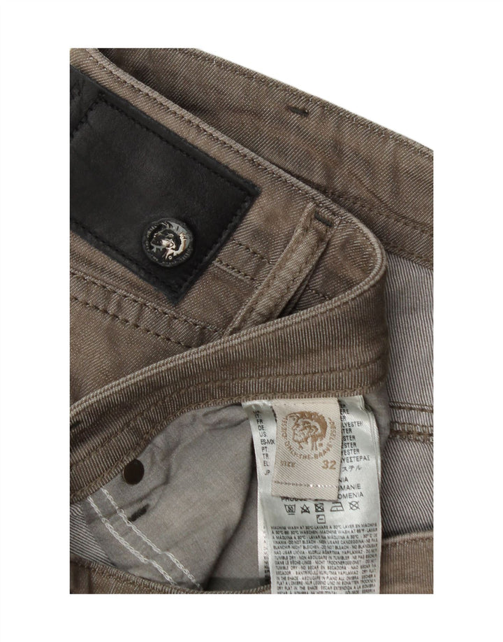 Мужские прямые джинсы Diesel W32 L32 серые, хлопок