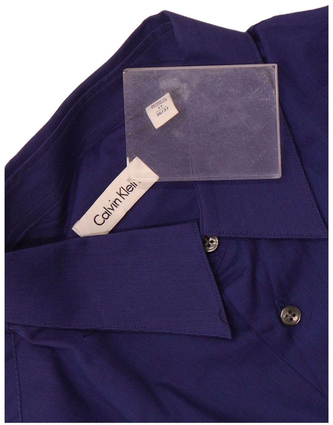 Мужская рубашка Calvin Klein, размер 17 XL, синяя