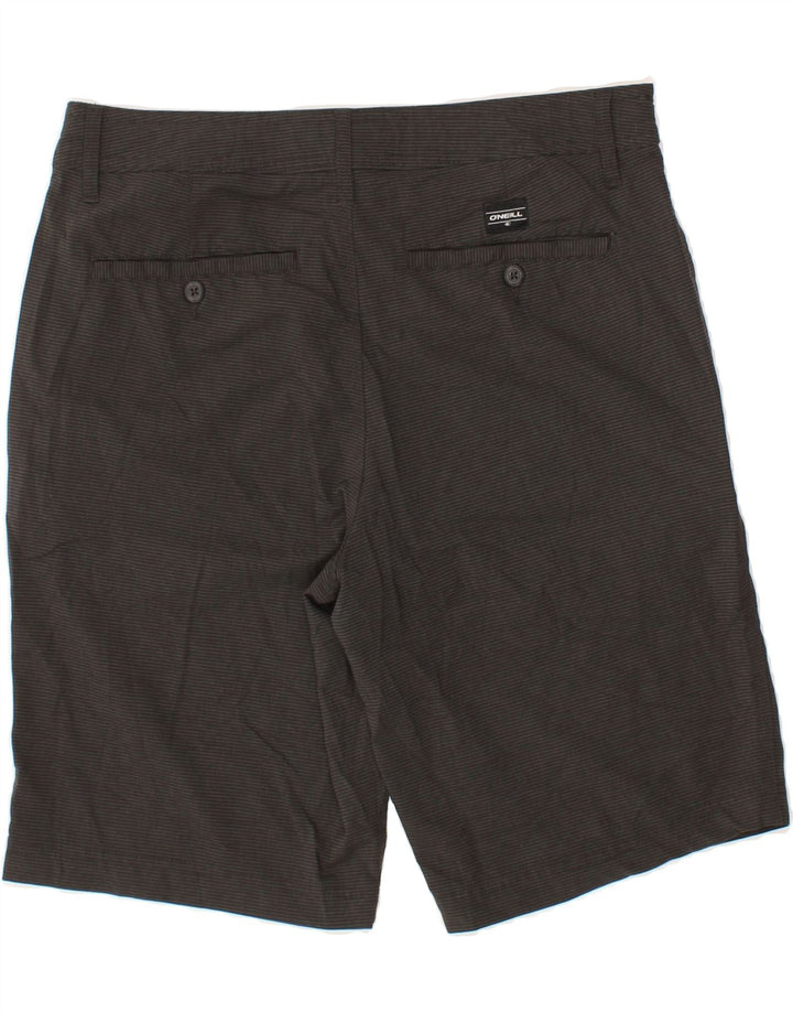 O'NEILL Mens Chino Trousers W32 Medium Black Striped Vintage O'Neill and Second-Hand O'Neill from Messina Hembry 