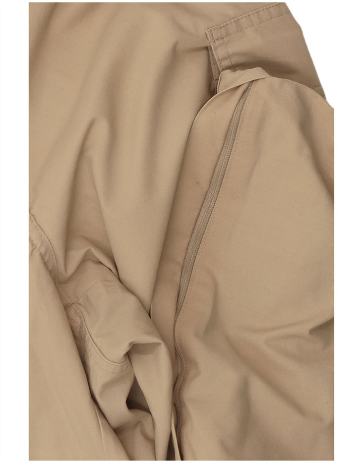 Женские прямые брюки карго Jack Wolfskin W27 L28 бежевого цвета из полиэстера