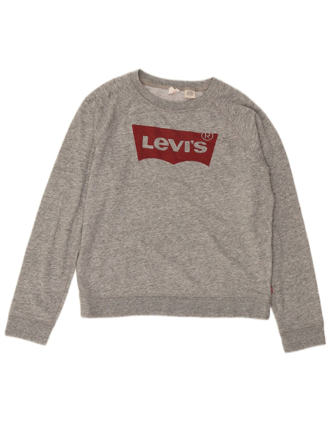 Женский джемпер с рисунком Levi's UK 14, средний серый в крапинку