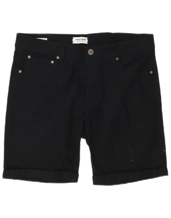 Мужские повседневные шорты Jack & Jones Medium W32, черный хлопок