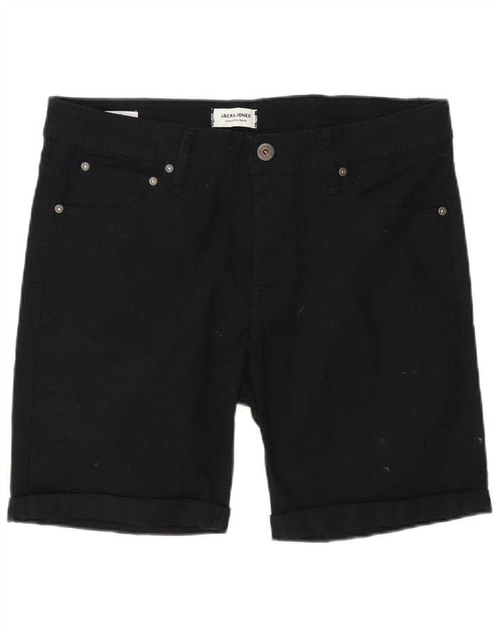 Мужские повседневные шорты Jack & Jones Medium W32, черный хлопок