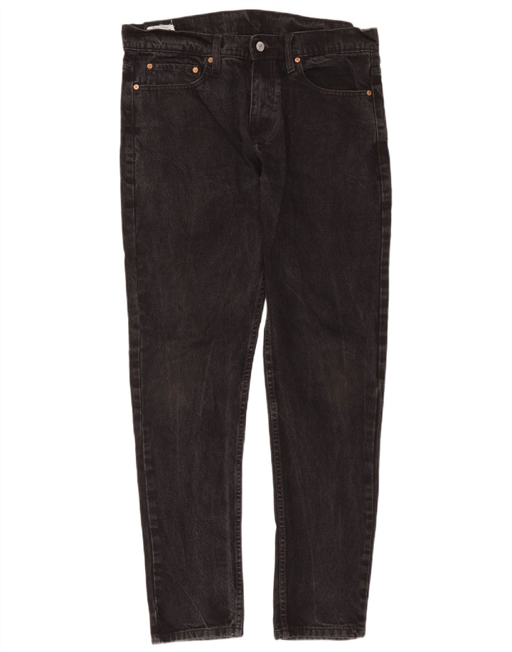 Мужские зауженные джинсы Levi's 508 W34 L32 черные