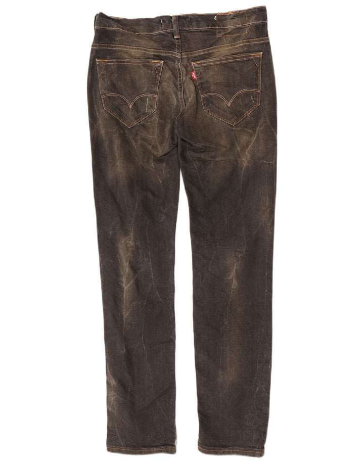 Женские джинсы Levi's Slim 519 W31 L32, хлопок цвета хаки