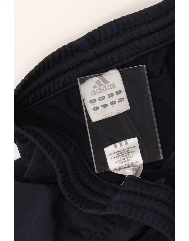 Мужские спортивные шорты Adidas XL темно-синие из полиэстера