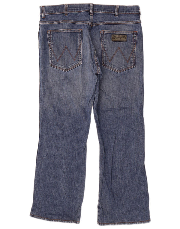 Мужские прямые джинсы Wrangler Pittsboro W36 L28, синие, хлопок