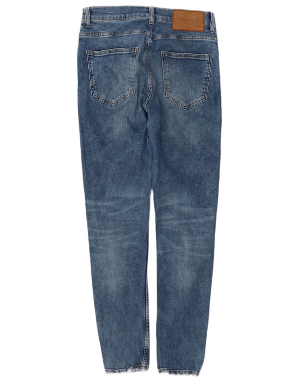 Zara Mens Skinny Jeans EU 40 Medium W31 L28 Blue Cotton