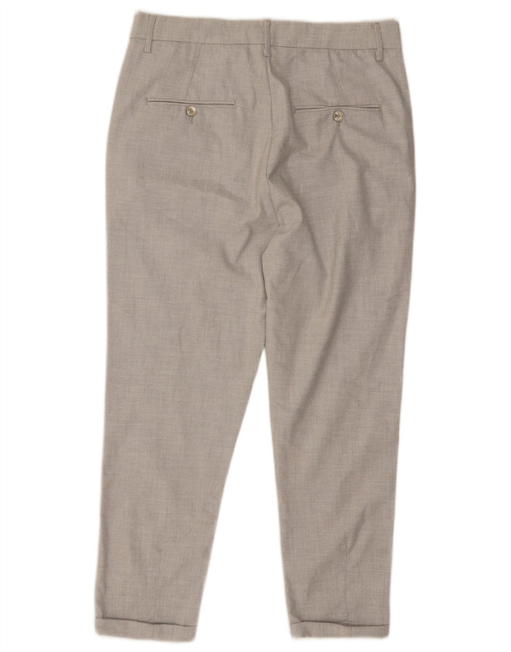 Мужские брюки-чиносы Zara EU 40 Medium W31 L24, серый полиэстер
