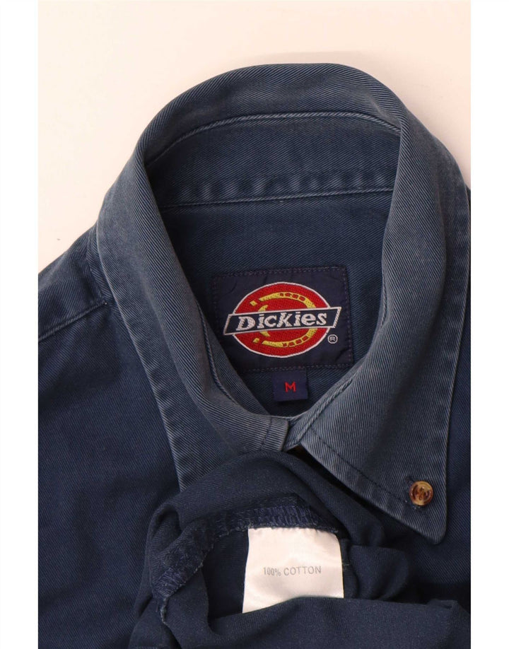 Мужская рубашка Dickies среднего размера, темно-синяя, хлопковая