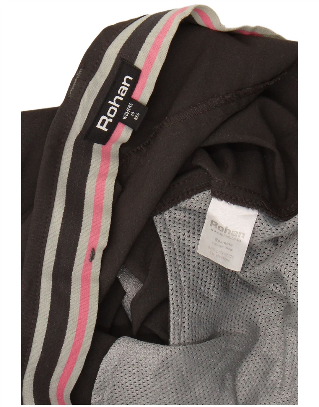 Женские прямые походные брюки ROHAN UK 10, маленькие W30 L31, коричневые, полиамид