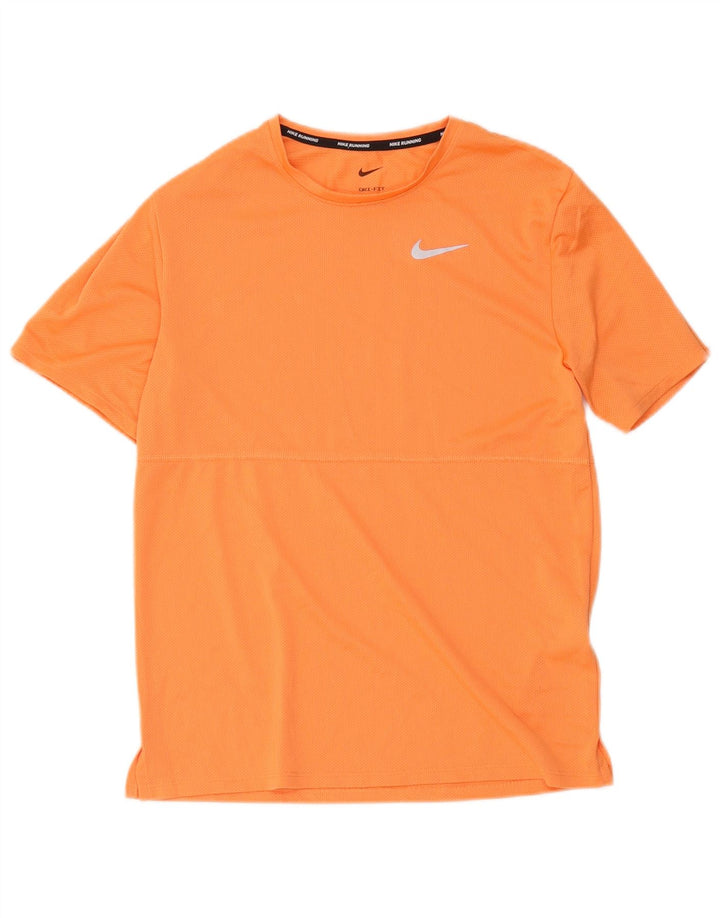 Женская футболка Nike Dri Fit Top UK 10, маленький оранжевый полиэстер