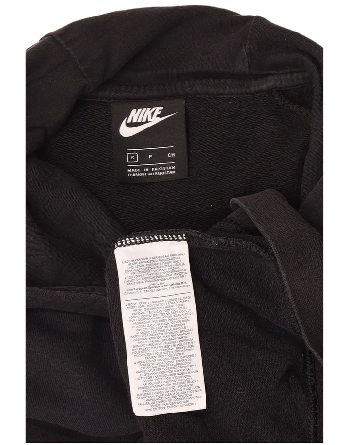 Мужской джемпер с капюшоном Nike, маленький черный, хлопок