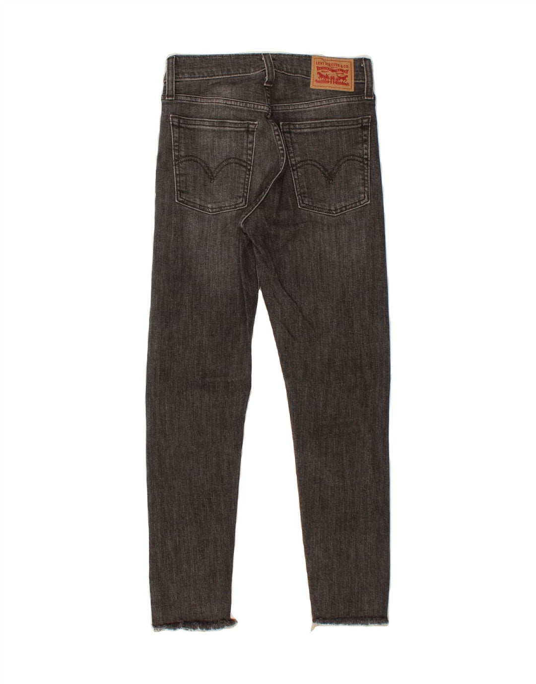 LEVI'S Womens Wedge Skinny Jeans W25 L26 Grey Vintage Levi's and Second-Hand Levi's from Messina Hembry 