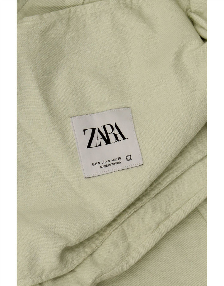 Мужская рубашка Zara маленькая зеленая