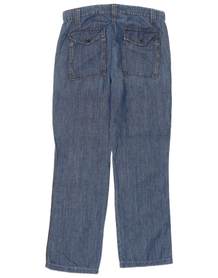 WOOLRICH Womens Straight Jeans W34 L31 Blue